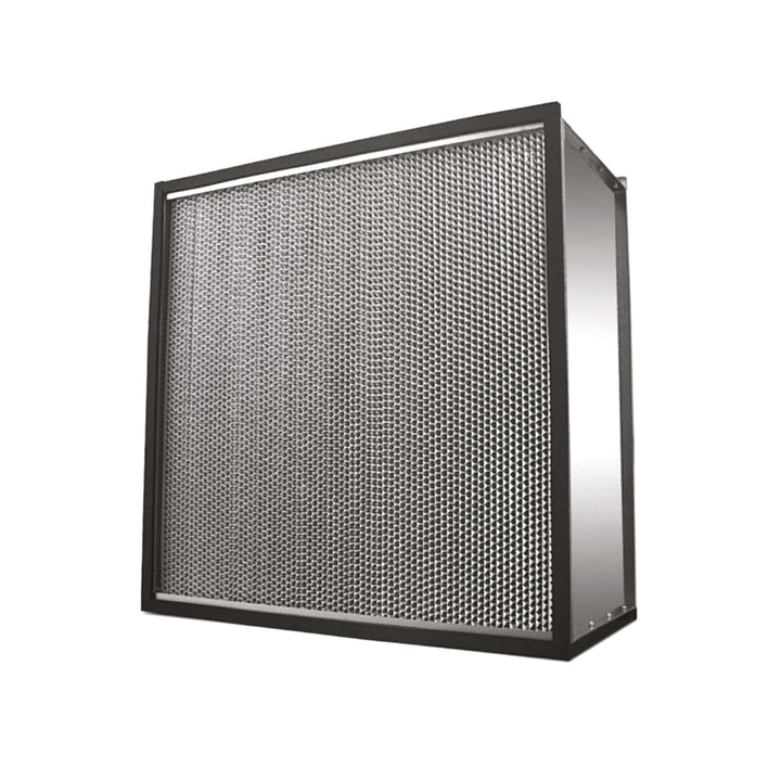 AccuraFil standard-capacity HEPA air filter with deep-pleated media and metal frame